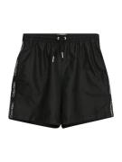 Calvin Klein Swimwear Badeshorts  sort / hvid