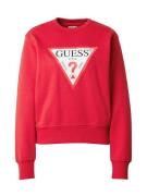 GUESS Sweatshirt  rød / sort / hvid