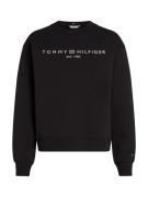 TOMMY HILFIGER Sweatshirt  sort / hvid