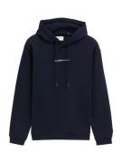 TOM TAILOR DENIM Sweatshirt  mørkeblå / hvid