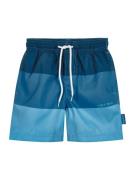 PLAYSHOES Badeshorts  lyseblå / okker / hvid