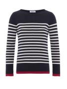 Moxx Paris Pullover 'Pablo'  navy / burgunder / hvid