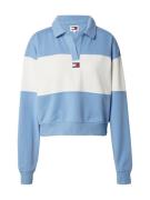 Tommy Jeans Sweatshirt  lyseblå / hvid