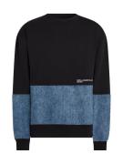 KARL LAGERFELD JEANS Sweatshirt  blå / stone / sort / hvid