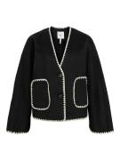 OBJECT Cardigan 'OBJLola'  sort / hvid