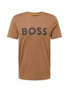 BOSS Bluser & t-shirts 'Thinking 1'  karamel / sort