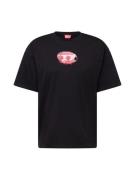 DIESEL Bluser & t-shirts  rød / sort / hvid