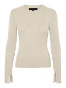 VERO MODA Pullover 'VMGOLD'  beige