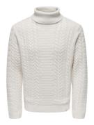 Only & Sons Pullover 'ONSFLETCHER'  offwhite