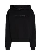 Karl Lagerfeld Sweatshirt  sort / hvid