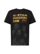 G-STAR Bluser & t-shirts 'Palm'  gul / antracit / sort