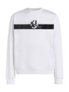 KARL LAGERFELD JEANS Sweatshirt  sort / hvid