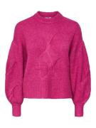 YAS Pullover 'LEXU'  magenta