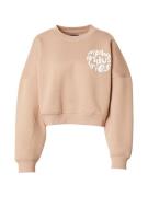 ALPHA INDUSTRIES Sweatshirt  koral / hvid