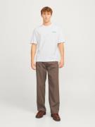 JACK & JONES Bluser & t-shirts 'JJEBradley'  sort / hvid