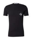 Calvin Klein Jeans Bluser & t-shirts  sort / hvid