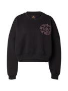 ALPHA INDUSTRIES Sweatshirt  lysviolet / sort