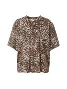 Monki Shirts  creme / brun / sort