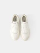 Bershka Sneaker low  greige / hvid