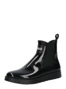 HUGO Chelsea Boots 'Lunara'  sort / hvid