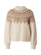 YAS Pullover 'YASELA'  beige / creme / brun