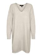 VERO MODA Strikkjole 'DOFFY'  beige