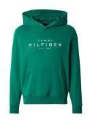 TOMMY HILFIGER Sweatshirt  grøn / hvid