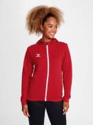 Hummel Sportssweatjakke 'AUTHENTIC PL'  cranberry / sort / hvid