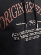 JACK & JONES Sweatshirt  brun / sort / hvid