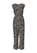 COMMA Jumpsuit  sort / hvid