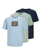 JACK & JONES Bluser & t-shirts 'JJHUDSON'  lyseblå / mørkeblå / mint /...