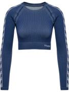 Hummel Funktionsbluse  navy / hvid