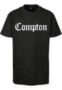 Mister Tee Shirts 'Compton'  sort / hvid