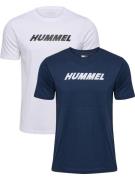 Hummel Funktionsskjorte 'ELEMENTAL '  sort / hvid