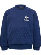 Hummel Sweatshirt 'OSVALDO'  marin / hvid