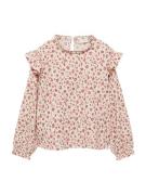 MANGO KIDS Bluser & t-shirts 'ESPE'  ecru / mørkebrun / orange / rubin...