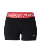 NIKE Sportsbukser 'W NP DF 365 MR 3IN LPP SHORT'  lys rød / sort / hvi...