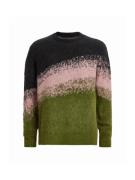 AllSaints Pullover 'SIRUS'  kiwi / gammelrosa / sort