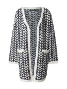 VERO MODA Cardigan 'VMCORETTA'  antracit / hvid