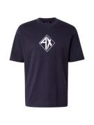 ARMANI EXCHANGE Bluser & t-shirts 'JUMPER'  navy / hvid