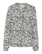 Kaffe Bluse 'Ellen'  sort / hvid