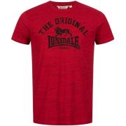 LONSDALE Bluser & t-shirts 'ORIGINAL'  rød / rødmeleret / sort