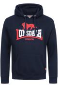 LONSDALE Sweatshirt 'THURNING'  navy / blandingsfarvet