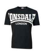 LONSDALE Bluser & t-shirts 'York'  sort / hvid