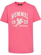 Hummel Shirts  pink / hvid