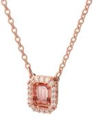 Swarovski Kæde 'Una necklace'  rosa guld / pitaya / hvid