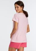 VIVANCE Pyjamas 'Dreams'  pink / hvid