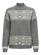 ONLY Pullover 'ONLVictoria'  ecru / grå-meleret