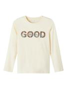 NAME IT Bluser & t-shirts 'TILARAS'  creme / grøn / orange / sort