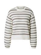 modström Pullover 'Lineus'  sort / offwhite